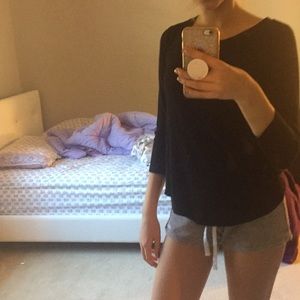 FOREVER 21 Black Long-Sleeve Shirt